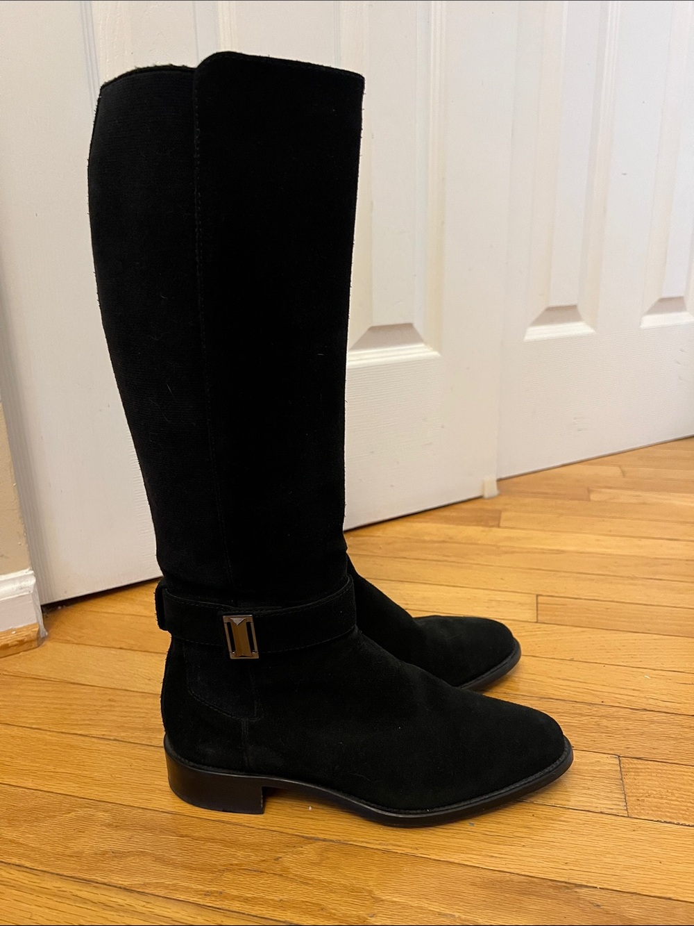 Aquatalia Giada Suede Riding Boots